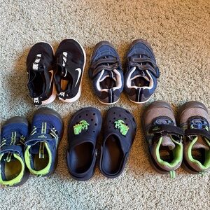 Nike Kids Black and White Sneakers